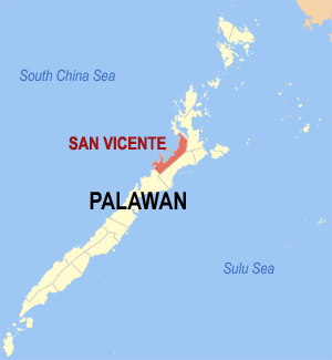 San Vincente map